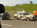 An accident on the M6 has caused delays throughout the afternoon
