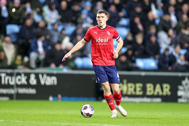 COVENTRY, ENGLAND - DECEMBER 21: Dara O'Shea of West Bromwich Albion in action during the Sky Bet Championship between Coventry City and West Bromwich Albion at The Coventry Building Society Arena on December 21, 2022 in Coventry, England. (Photo by Pete Norton/Getty Images)