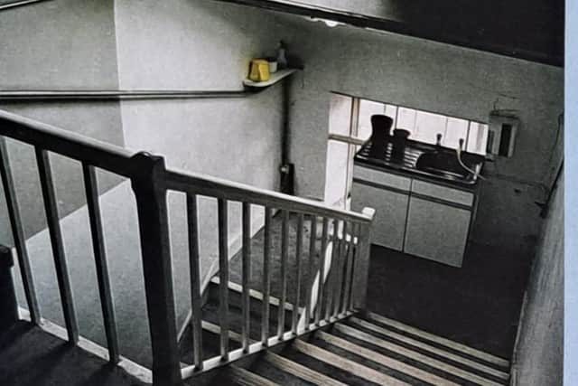 The interior of the Lancaster hostel