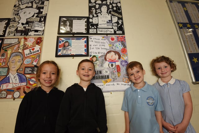 Every class in school from early years to Year Six took part and created a collaborative piece of art.