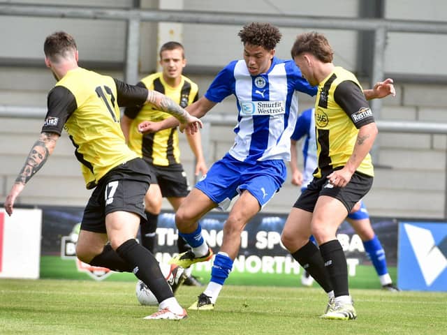 LLyton Chapman's display as a trialist at Fylde helped to earn him his professional contract with Latics