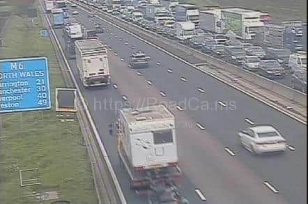 The southbound carriageway is expected to be closed for some time, with current estimates advising a full closure until at least 2.30pm