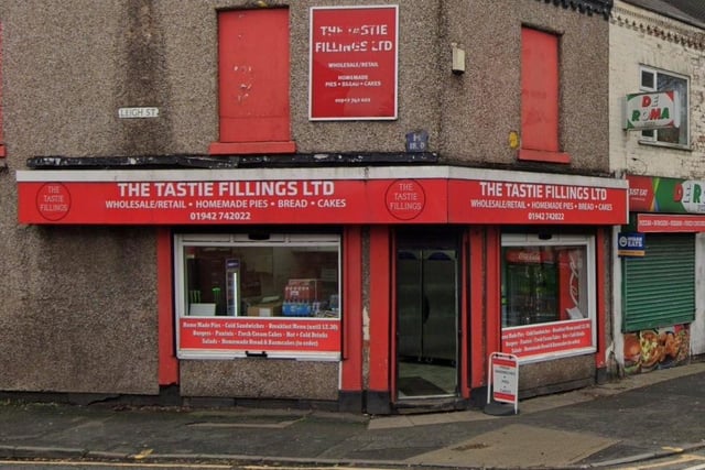 Tastie Fillings on Darlington Street East, Wigan, has a rating of 4.6 of 5 from 40 Google reviews