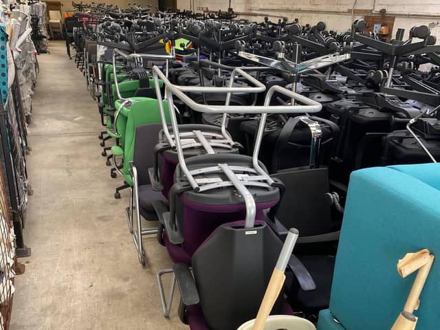 Coggin Sustainable Office Solutions' recycled chairs