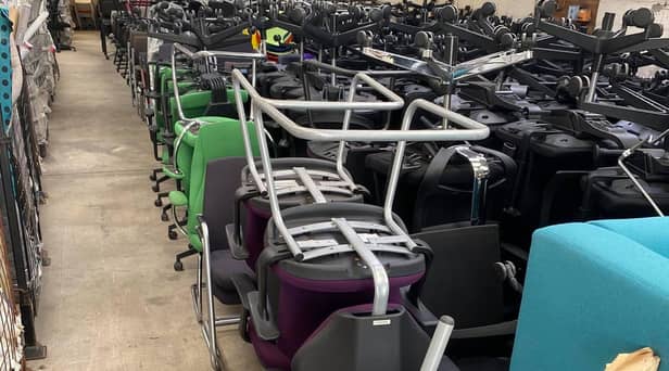 Coggin Sustainable Office Solutions' recycled chairs