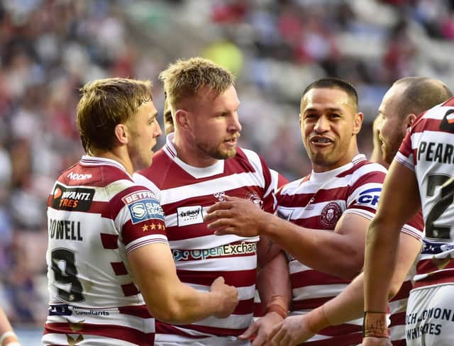 Mike Cooper marked his home debut with a try