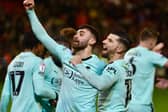 Jonny Smith celebrates his 'worldie' at Barnsley that rescued a point for Latics