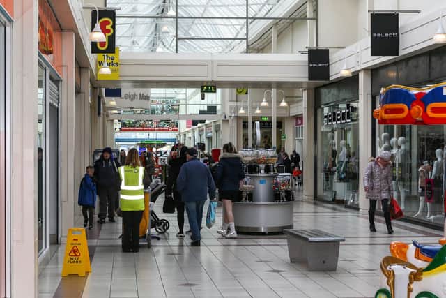 Spinning Gate Shopping Centre in Leigh.