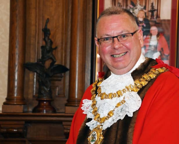Coun Kevin Anderson was the Mayor of Wigan 2023-24