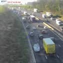 Queues approaching the incident