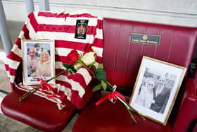 The seats of Sir Billy Boston and Lady Joan Boston at the Brick Community Stadium have been retired in their honour