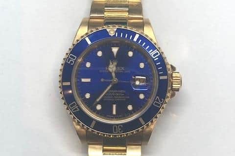One of Thomas Maher's valuable Rolex watches