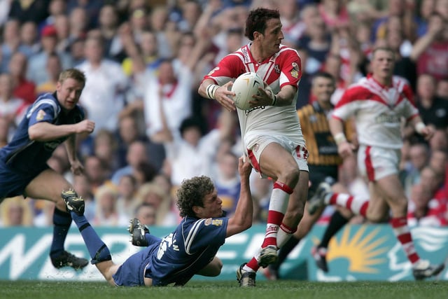 Wigan were beaten by St Helens in the 2004 final at the Millennium Stadium in Cardiff. 

Brett Dallas went over for a brace, while Terry Newton was also on the scoresheet in the defeat to Ian Millward's side.