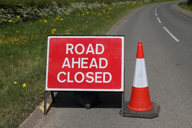 There are nine closures to look out for this week