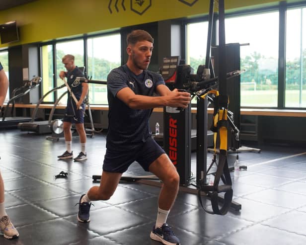 Harry McHugh (right) has joined Luke Robinson (left) on loan in Scotland