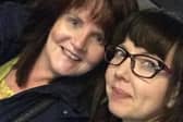 Rebecca Hughes (right) and her mum Christine