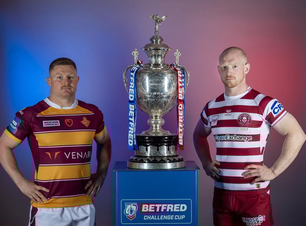 Wigan Warriors take on Huddersfield Giants in the final of the Challenge Cup