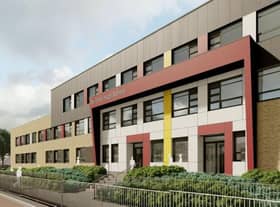 An artist's impression of the new Byrchall buildings