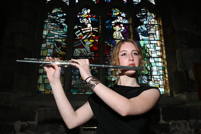 Eve Morton on flute.
