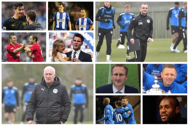 Some of the key Latics figures backing new boss Shaun Maloney