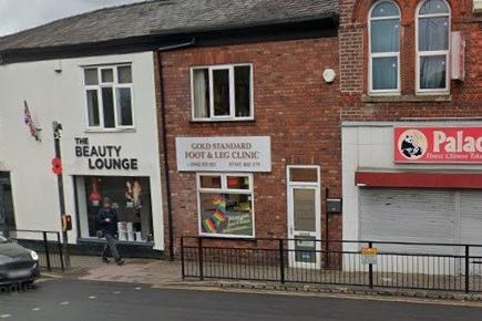 Gold Standard Leg and Foot Clinic, on Market Street, Hindley was rated 4.7 out of five from 11 reviews