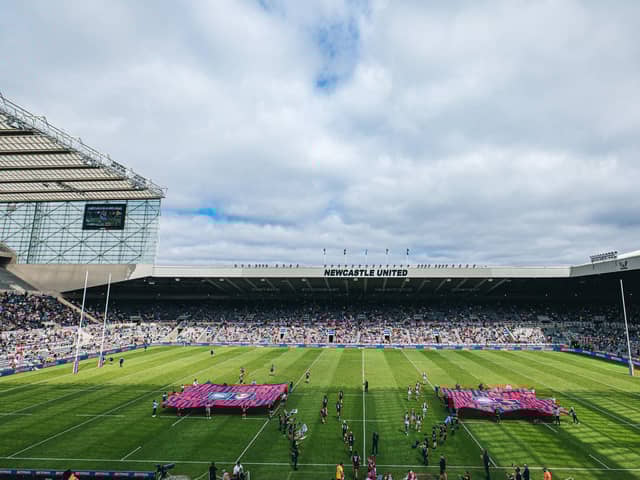 A general view of St James' Park during the 2023 Super League Magic Weekend