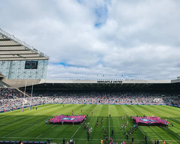 A general view of St James' Park during the 2023 Super League Magic Weekend