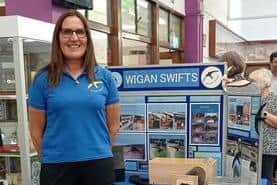 Lynn attended Standish Library to educate residents about swifts and how to accommodate them