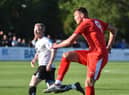 Charlie Wyke in action at Bamber Bridge