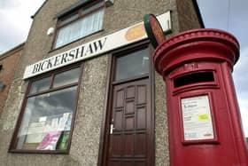 Bickershaw Post Office: The Postmaster for the current branch at 521 Bickershaw Lane, Bickershaw, WN2 5TU has
resigned and the premises will no longer be available for Post Office use.