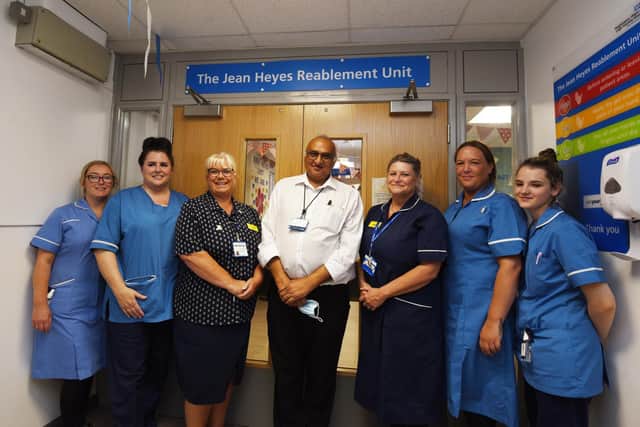 Staff at the new Jean Heyes Reablement Unit at Leigh Infirmary