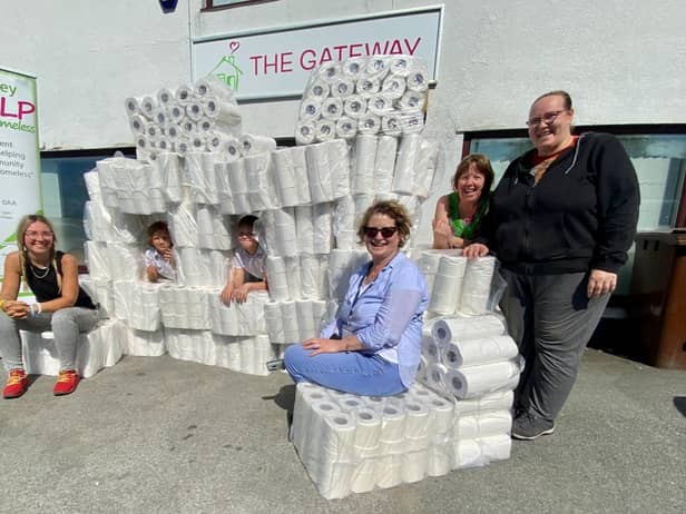 Skelmersdale-based Essity donated 2,000 toilet rolls to Chorley Help The Homeless