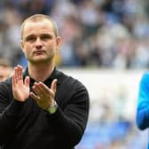 Shaun Maloney thanks the travelling support for their efforts at Reading last weekend