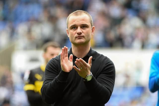 Shaun Maloney thanks the travelling support for their efforts at Reading last weekend