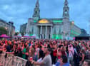 The space was packed out for the iconic event