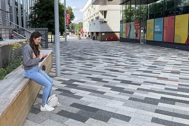 A UCLan student using Umii