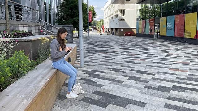 A UCLan student using Umii