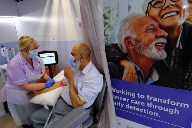Mobile clinics are returning to Wigan for NHS-Galleri