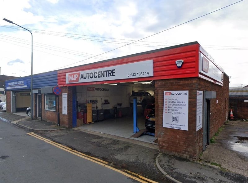 MJP Autocentre on Chapel Street has a 5 out of 5 rating from 25 Google reviews. Telephone 01942 498444