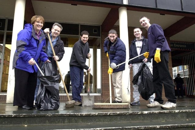 Wigan and Leigh College clean up