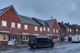 The Marsh Green new build houses are looking stunning and up so quickly, bravo.