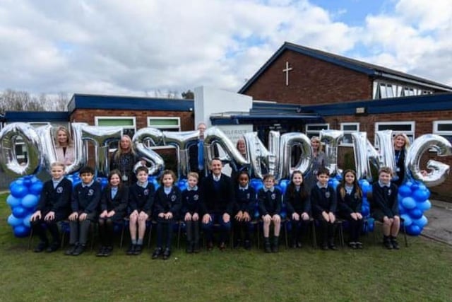 Standish St Wilfred's CofE Primary School on Rectory Lane, Standish, was given an outstanding rating during their most recent inspection in March 2022.