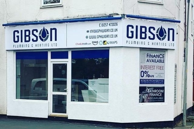 Gibson Plumbing and Heating, based in Standish has a rating of 4.8 on google reviews