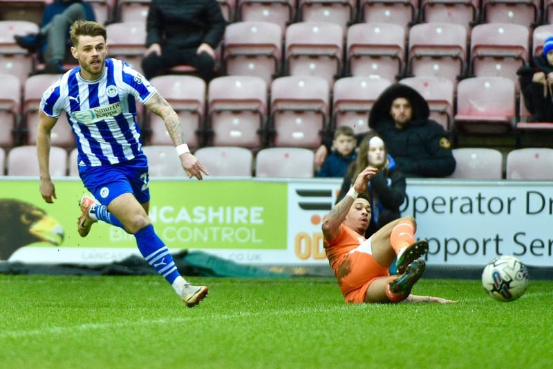 Latics couldn't make the most of his pace against a stretched defence late on