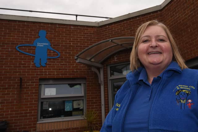 Vicky Knowles, manager at the Young Person's Centre at Westfield Community School, Wigan, is delighted with the outstanding Ofsted report, third time in a row.