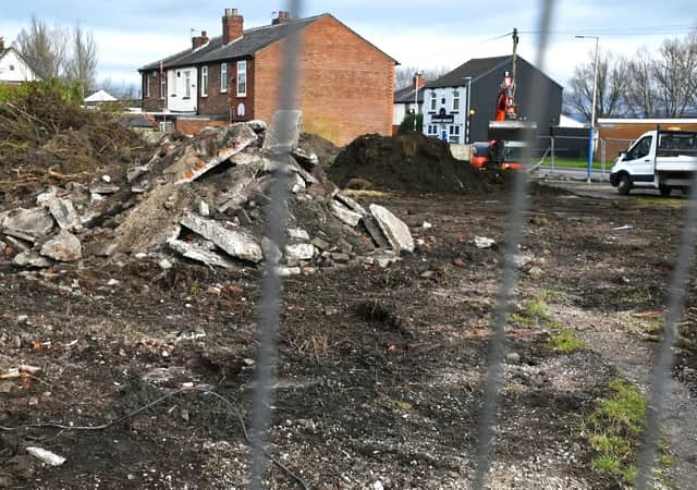 Excavations have already begun on the land off City Road where five houses are to be built