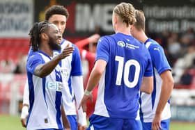 Dion Rankine, Thelo Aasgaard and Elijah Igiebon were three of Latics' attacking stars in the victory at Accrington