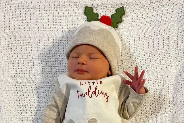 Colette Ashurst-Wilson sent a photo of baby Rosie Colette born Christmas Day,  December 25 2022.