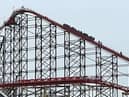 Guests on Blackpool's Big One had to be rescued from near the top of the roller coaster when the ride was suddenly halted due to strong winds on Tuesday, April 11. Picture by Gordon Head
