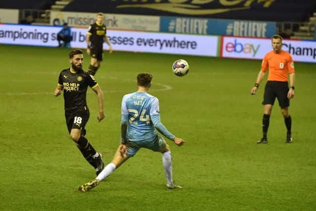 Graeme Shinnie during what could prove to be his last Latics appearance against Sunderland on December 29